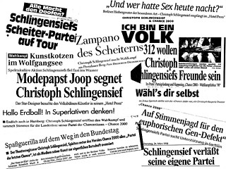 Christoph Schlingensief «Chance 2000»