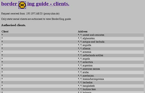 Heath Bunting »BorderXing Guide«