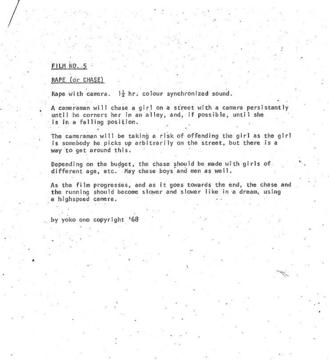 Lennon, John; Ono, Yoko «Rape»