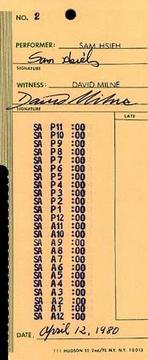 Tehching Hsieh «One Year Performance 1980–1981 (Time Piece)»