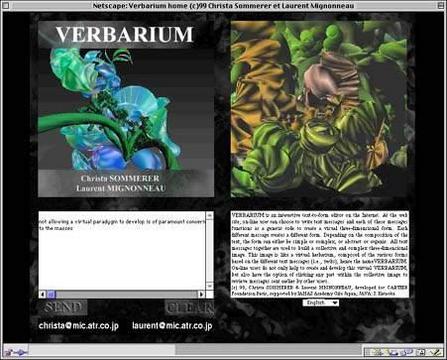 Sommerer/Mignonneau »VERBARIUM« | Verbarium