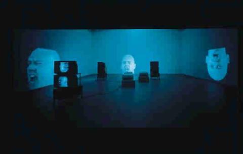 Bruce Nauman »Anthro-Socio« | Anthro-Socio (Installationsansicht)