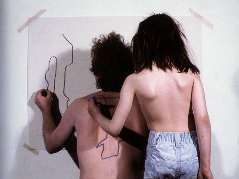 Dennis Oppenheim »Two Stage Transfer Drawing (Advancing to a Future State)« | Advancing to a Future State