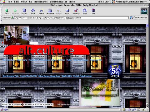 Cornelia Sollfrank »Net Art Generator«