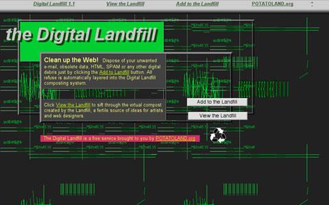 Mark Napier «Digital Landfill»