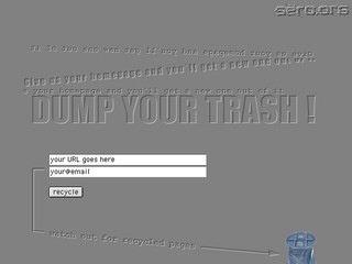 Blank & Jeron »Dump Your Trash!« | Dump Your Trash! Startseite