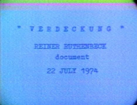 Projekt '74 «Projekt '74: Text written for the video catalogue» | Projekt '74: Text des Videokatalogs