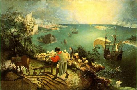 Pieter Bruegel «Landscape with the Fall of Icarus»