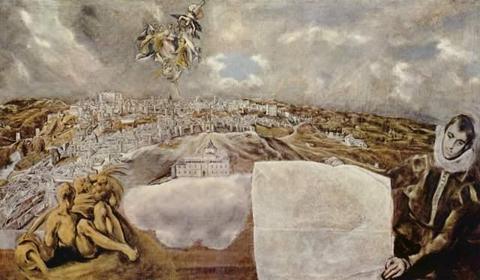 El Greco «View and Plan of Toledo»