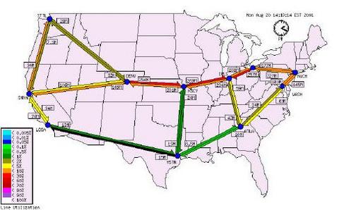 Martin Dodge «Abilene network»