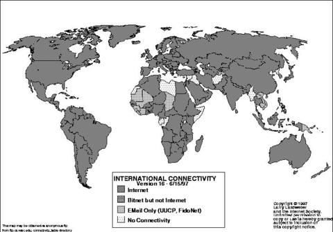 Martin Dodge «global diffusion of the Internet» | global diffusion of the internet