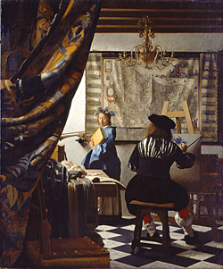 Jan Vermeer van Delft «The Artist's Studio» | Die Malkunst