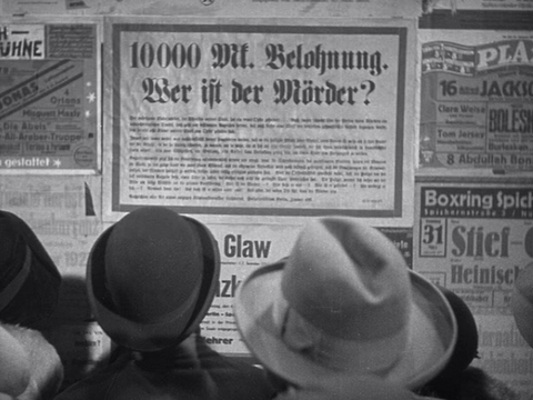Fritz Lang «M» | M - Eine Stadt sucht einen Mörder | Filmstill