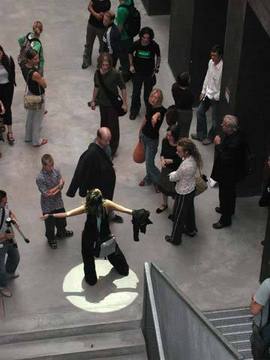 Marie Sester »Access« | Ars Electronica, 2003