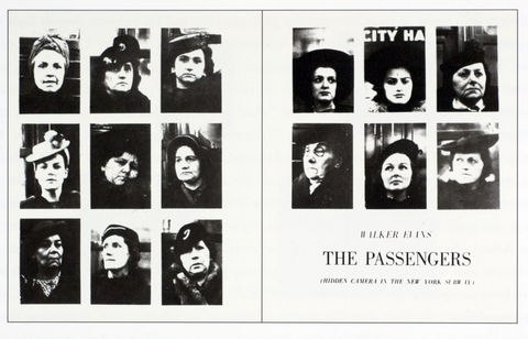 Walker Evans «Subway Portraits» | The Passengers