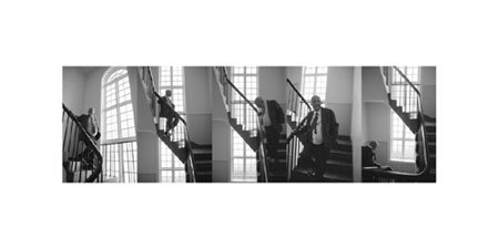 Vibeke Tandberg «Old Man going Up and Down a Staircase»