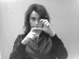 Valie Export «Visual Text: Finger Poem»