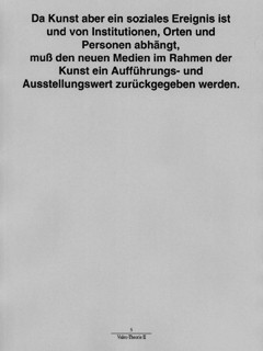 Dellbrügge & de Moll «Video Theory, No-Tech Version»